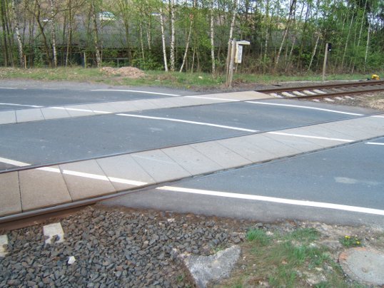 Bild: Bahnübergang ohne Auto