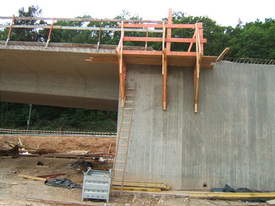 Bild: Noch ein bisschen Holz ist da.