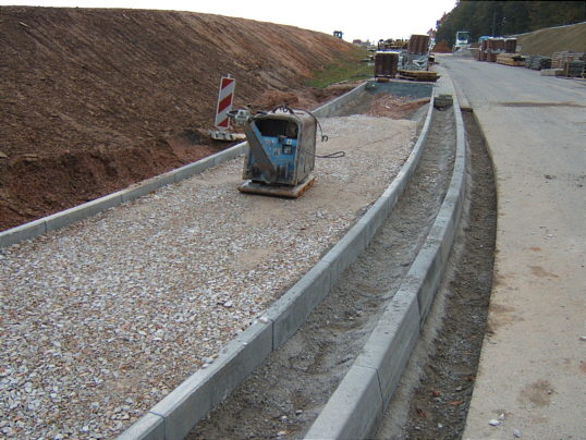 Bild: Hier entstehen entzückende Bürgersteige.