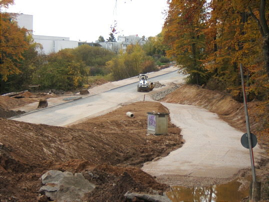 Bild: Der neue Anschluss zum Waldweg