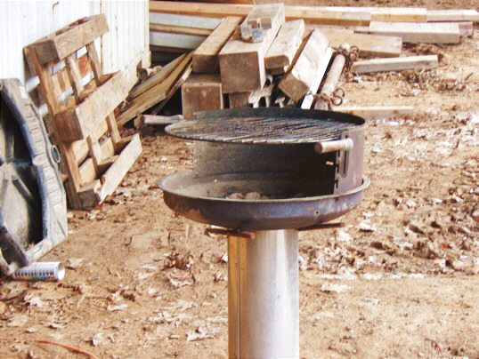 Bild: ... aber wir entdeckten noch einen Grill ...