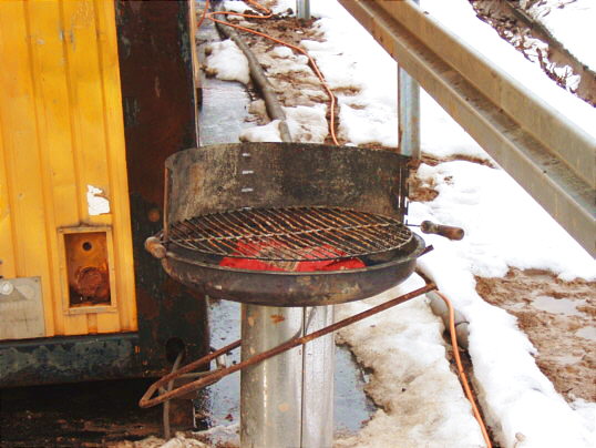 Bild: Der kleine Grill!