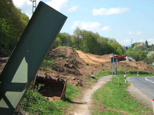 Bild: Aussicht vom Übergang Richtung Niedernhausen