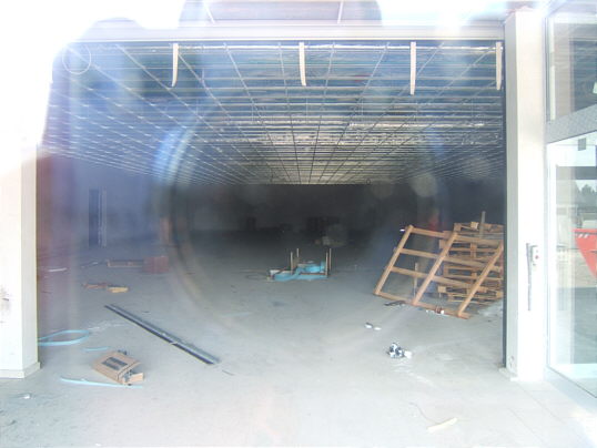 Bild: Blick durch die Scheibe nach innen