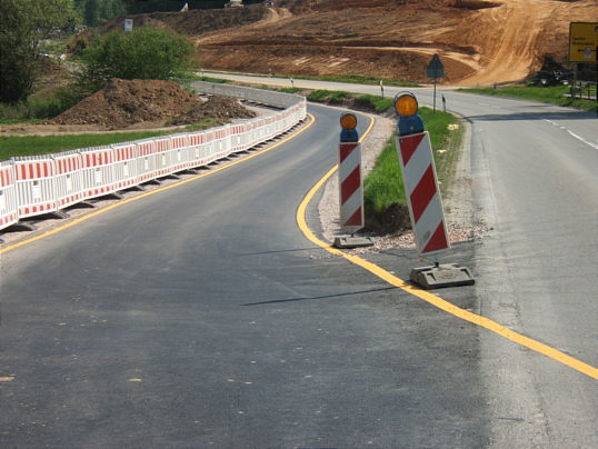 Bild: Die Nebentrasse neben der Trasse