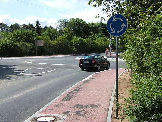 Bild: Der Kreisel wirkt ja nun schon recht fertig.