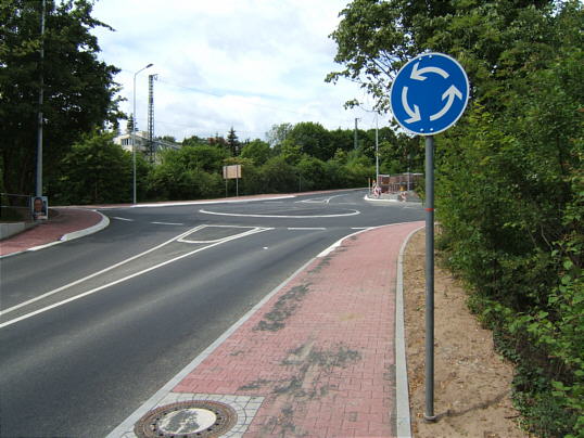 Bild: Der Kreisel fein mit Schild und Bemalung