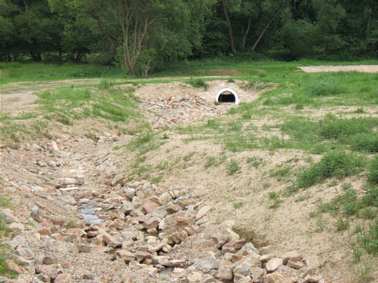 Bild: Dahin fließt das Bächlein und mündet dann im Daisbach.