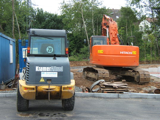 Bild: Die übrigen Baufahrzeuge
