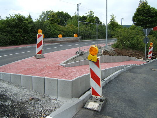 Bild: Die ausgefeilte Bürgersteig-Architektur