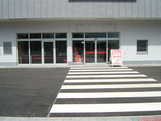 Bild: Ein artiger Zebrastreifen