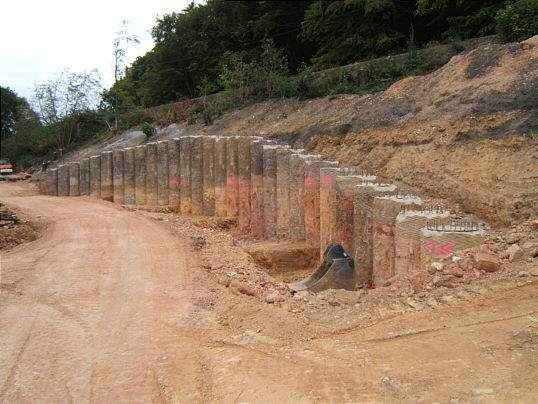 Bild: Auf der Südseite der Gleise