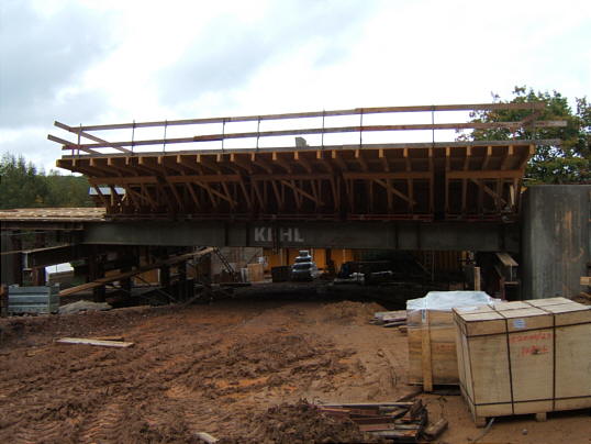 Bild: Verschalungen an ihrem Platz