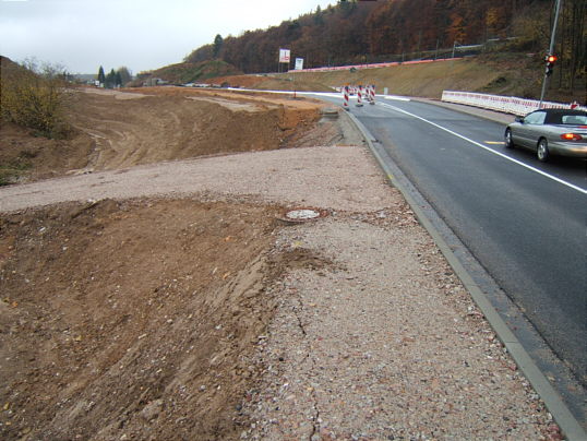 Bild: Da wurde nun eine Rampe installiert.