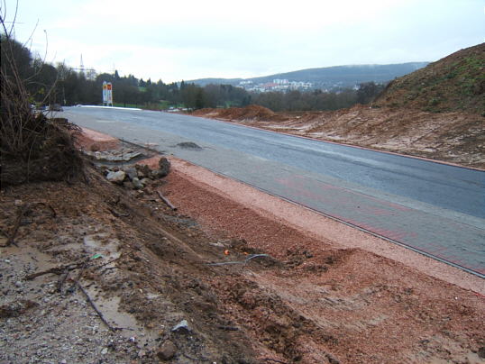 Bild: Und da geht's zum Kreisel.