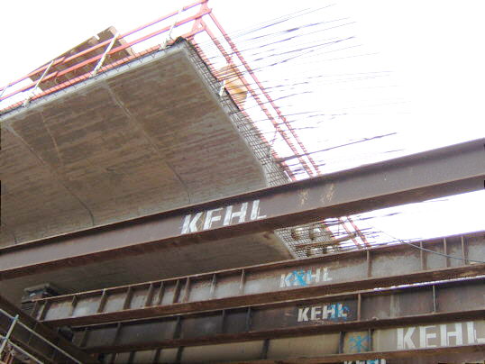 Bild: Stahl und Verschalungen, die nicht mehr da sind