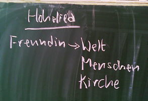 Tafelbild 15.3.2010 IV Ein Tafelbild